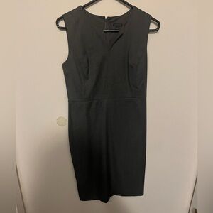 Charcoal Gray Ann Taylor Sheath Dress